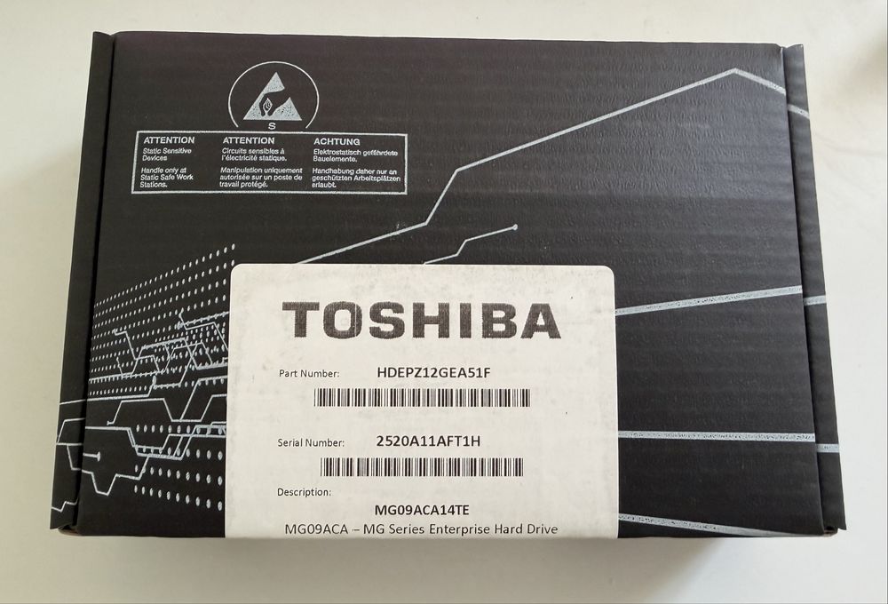 *НОВ и с ГАРАНЦИЯ!* 14TB HDD Toshiba Enterprise SATA - MG09ACA14TE