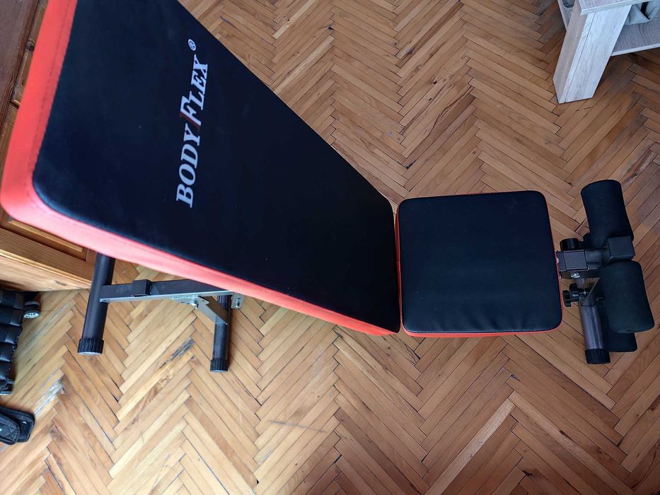 Регулируема фитнес лежанка BodyFlex – Като НОВА!