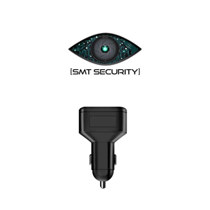 Microfon Spion + Localizator GPS Integrat in Incarcator Auto 12V Dual Port USB – SMS Control + Aplicatie iOS & Android SMT SECURITY