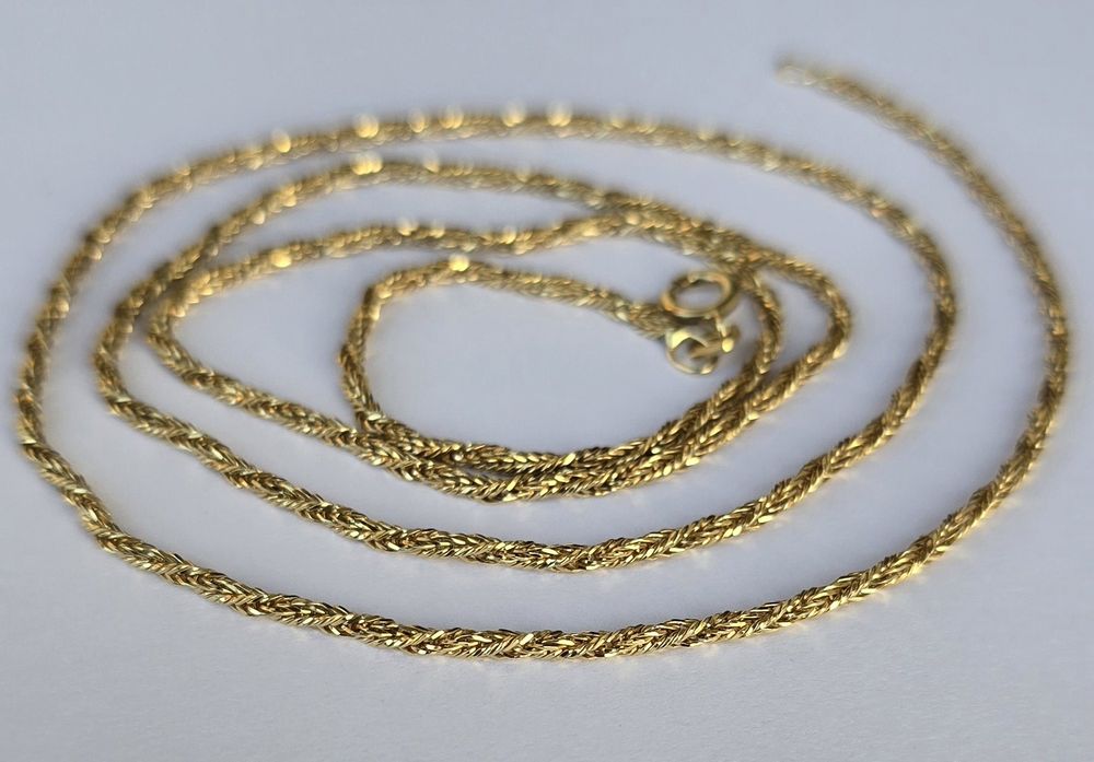 Lanț de aur galben masiv18k, 9, 39 grame