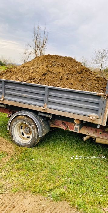 Nisip sort pământ de grădina gunoi