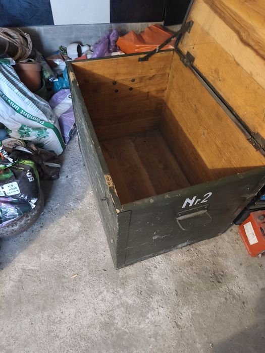 Lada militara de lemn Nr 2 85x55x60 interior