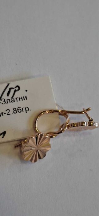 Руско злато Обеци 2.86гр 05452-26