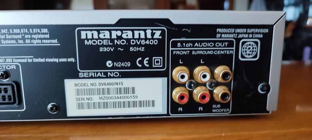 DVD MARANTZ model DV6400
