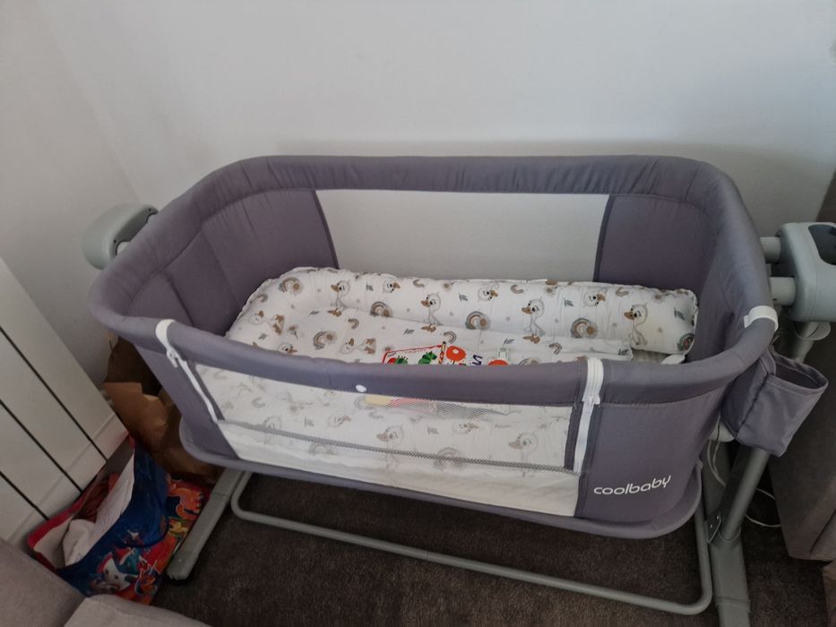 Coolbaby pat patut leagan, patut bebe, leagan bebe bluetooth, senzor plans