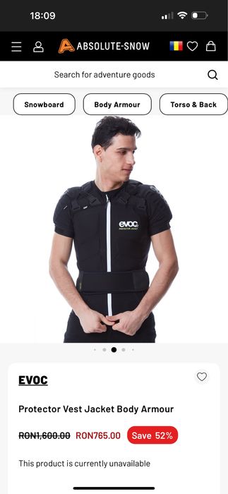 Vesta cu protectie Evoc