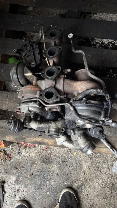 Ansamblu turbine Bmw F10 525d 218 cai N47 2.0d bi-turbo