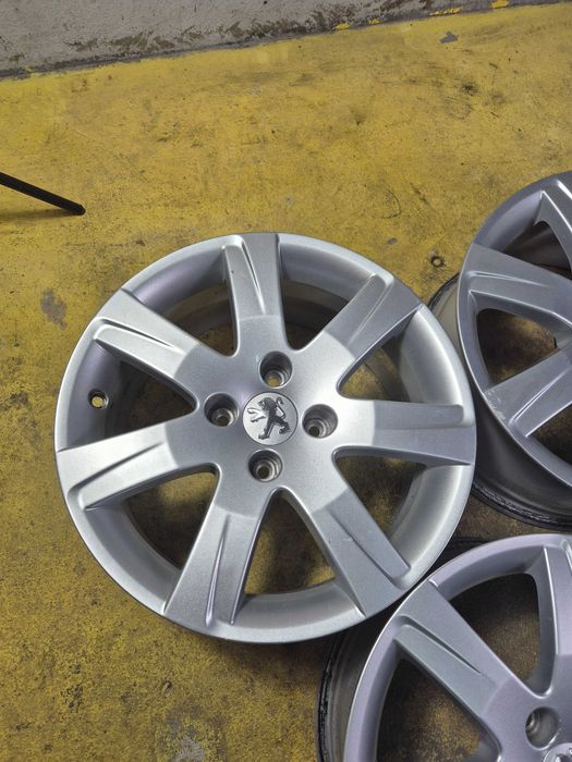 4 Jante Aliaj 4x108 16'' OEM Peugeot 2008 308 Citroen C4 C3 Aircross