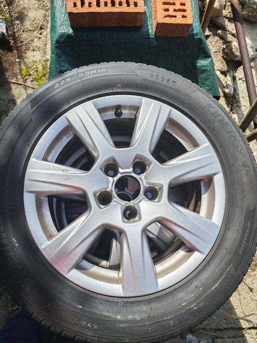 Jante Audi mărime  5*112 cu cauciucuri  225/55/16   Hankook  4-Seasons