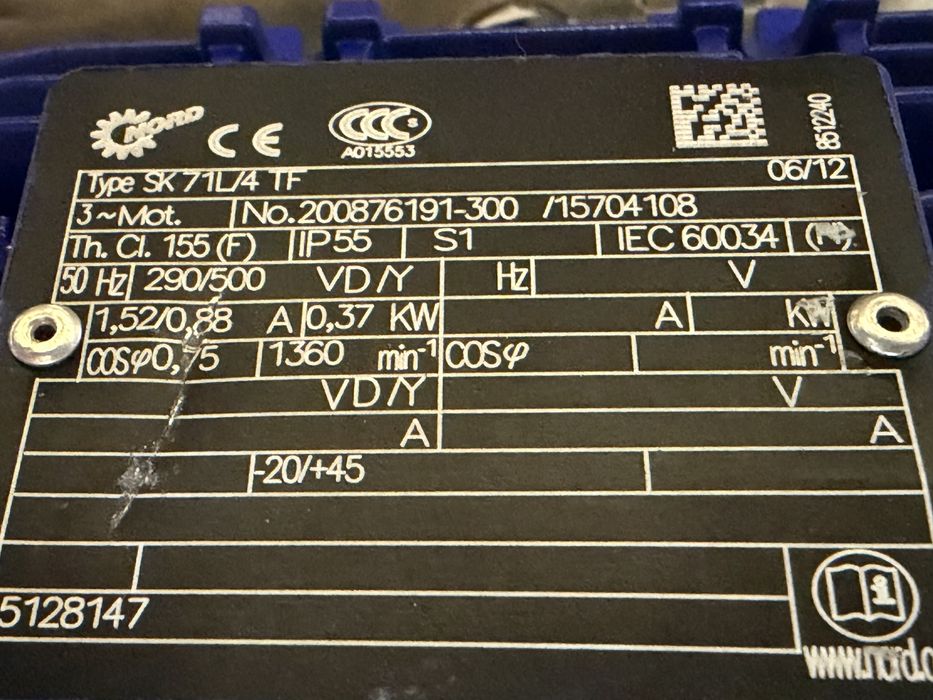 Нова шнекова/винтова помпа Netzsch 150-1000 l/h