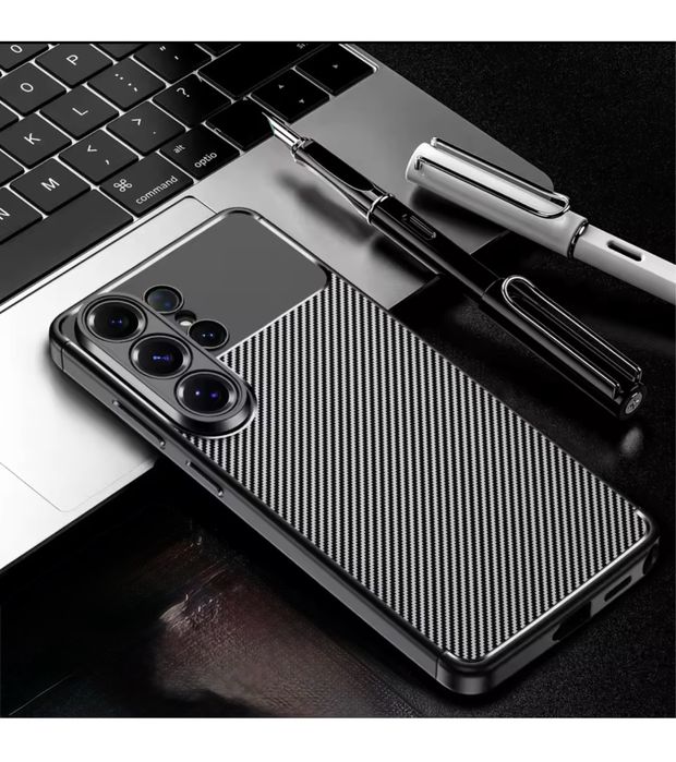 Husa Samsung S21/S22/S23/S24/S25/S26 Plus Ultra Silicon Carbon Type Bl