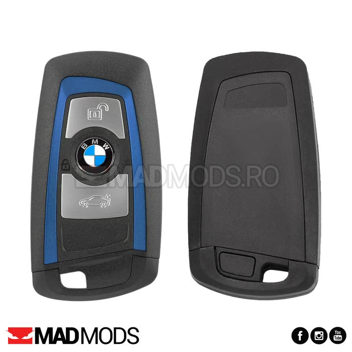 Carcasa cheie BMW F01 F10 F12 F20 F21 F22 F25 F26 cu emblema si lama