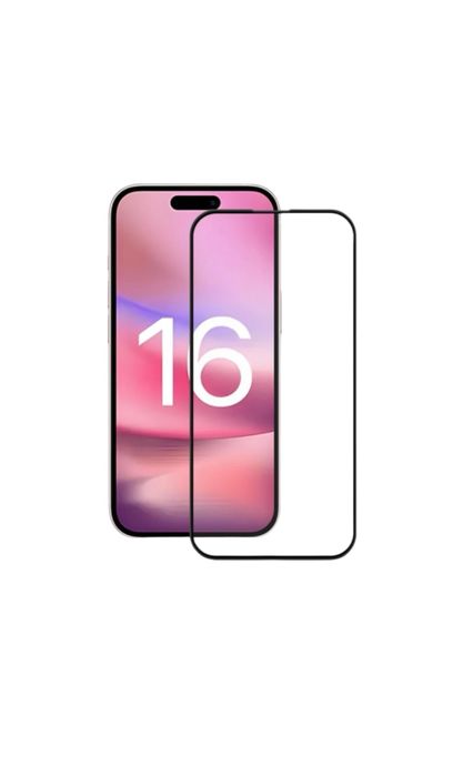 Folie sticla 20D FULL GLUE pt iPhone 16 , 16 Pro , 16 Plus, 16 Pro Max