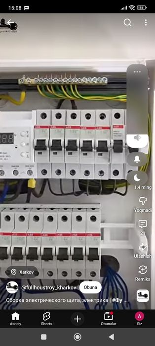 Elektr xizmatlari professional darajada 220v 380v