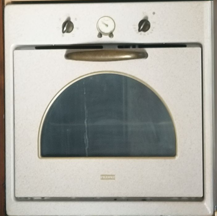 set FRANKE avena/crem-Cuptor electric+plită gaz+hota