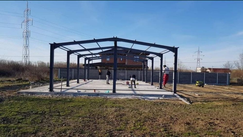 Vând structura metalica 25x10x4 din ipe 180