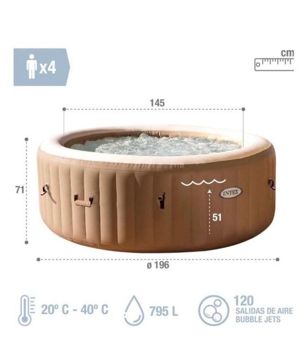 Джакузи Intex PureSpa™ Bubble Massage
