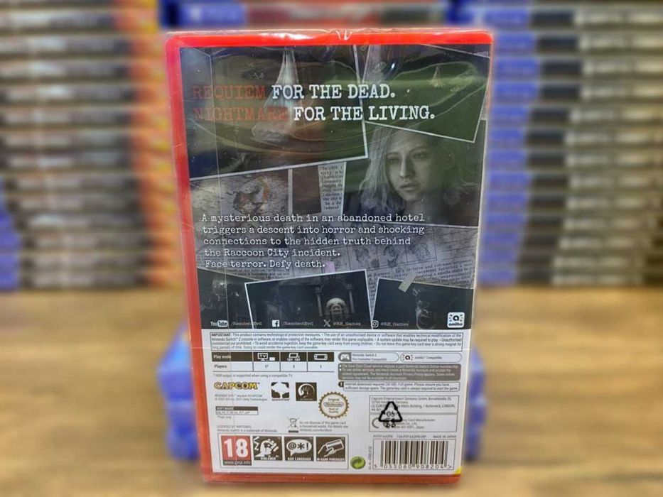 НОВЫЙ Resident Evil 9 Requiem Lenticular Edition Nintendo Switch 2