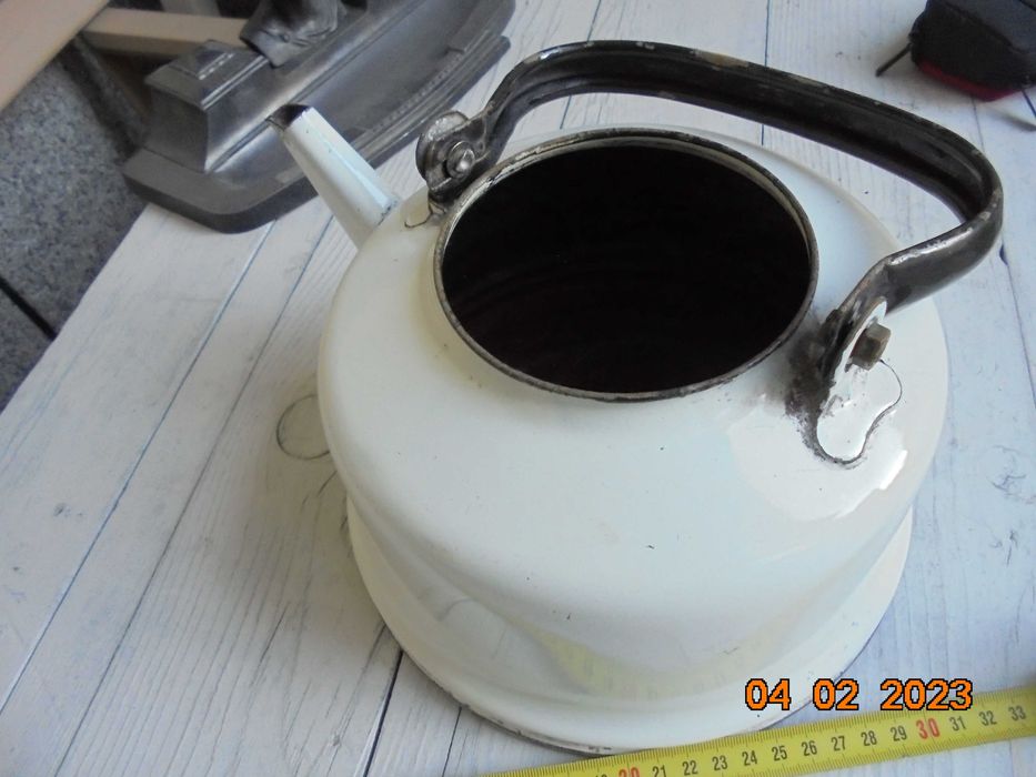 чайник емайлиран без капак