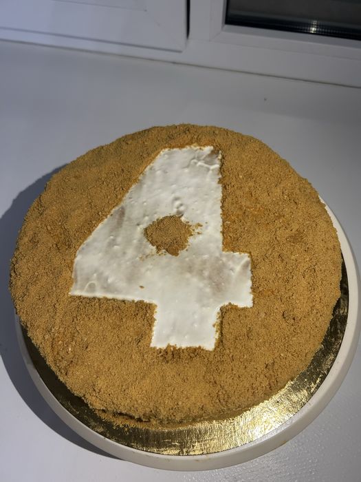 Медовый торт с заварным кремом