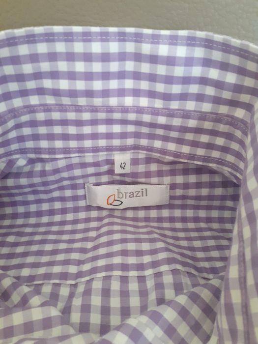 3Camasi în carouri:rosu,albastru,mov