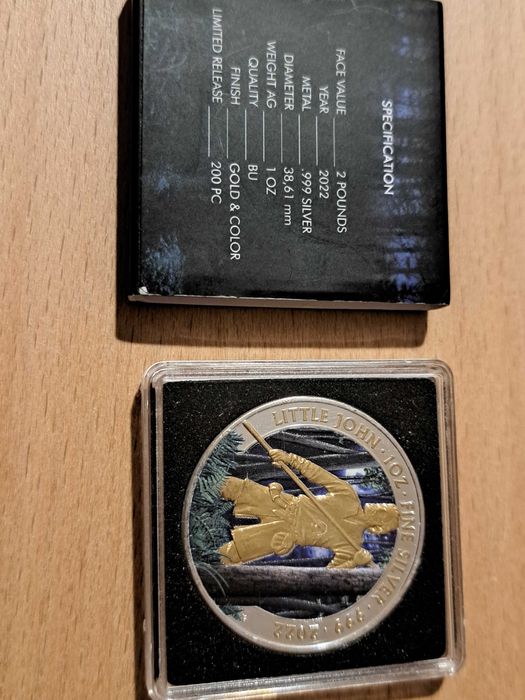 Рядка сребърна монета от Великобритания, 200 бр. за цял свят