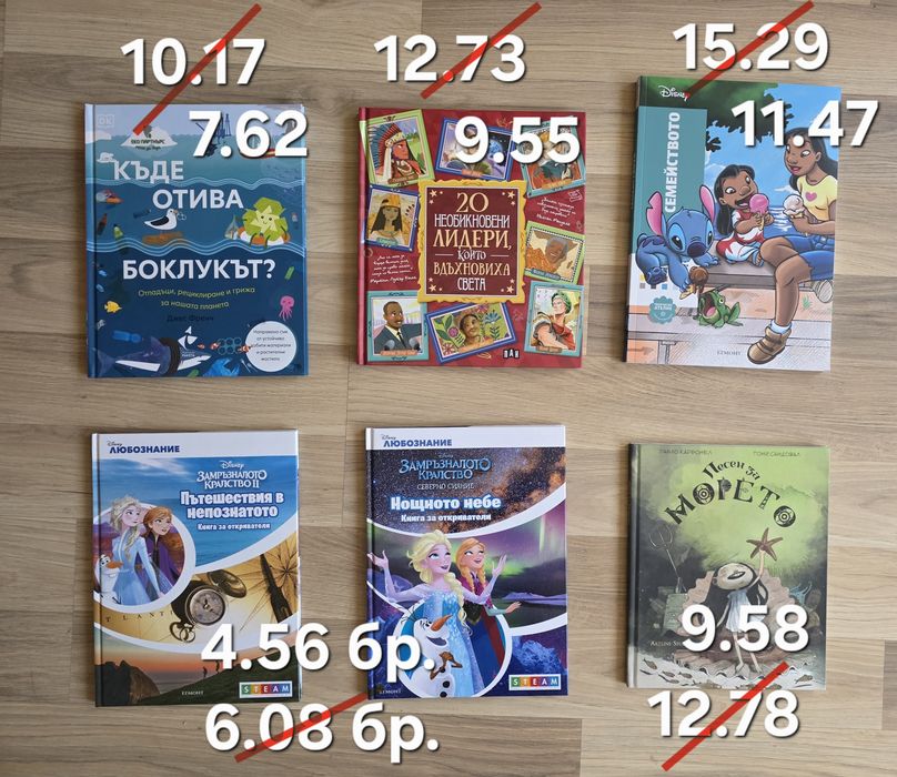 Чисто нови детски книжки с -25% остъпка