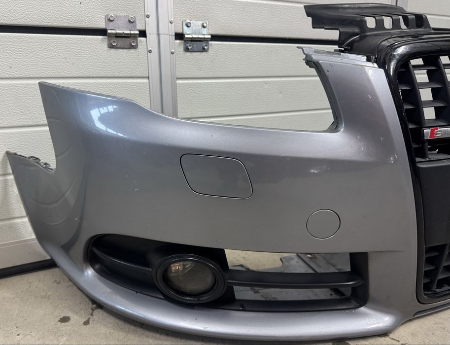 Bara fata completa Audi A4 B7 S line cu spalator de far