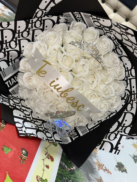 Buchet trandafiri de sapun