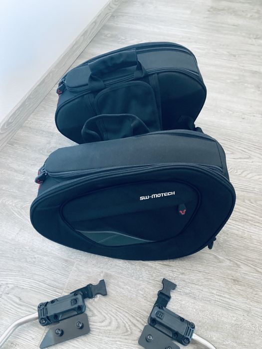 Set saddlebag PRO BLAZE H negru pentru Honda Hornet CBR650R / CB600F