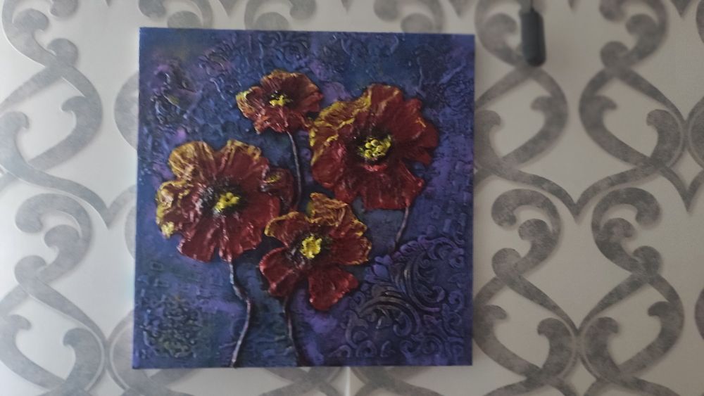 Картина. Стильная картина холст+акрил