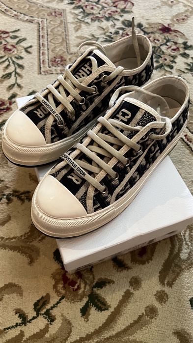 Dior кожаные кеды 40 размер