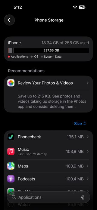 iPhone 14 Pro 256GB Space Black • 94% Battery • Отлично състояние