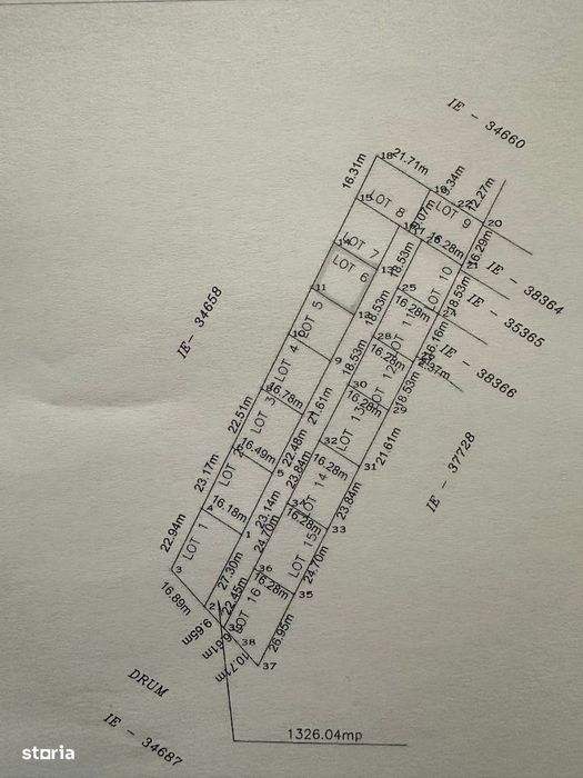 Teren de construit, acces pavat, 400 mp