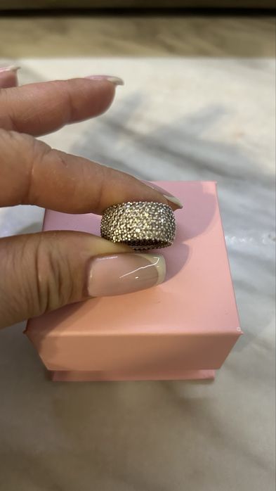 Сребърен пръстен с цирконий