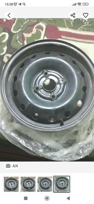 Диски родные Gm на Chevrolet Лассети(Джентра)стальные R15.