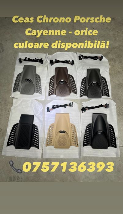 Ceas chrono porsche cayenne nou orice culoare montaj gratuit