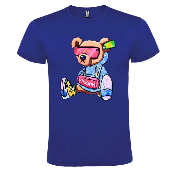 ПРОМО Мъжка тениска с мече , стилна и елегантна тениска НОВА ПРОМО