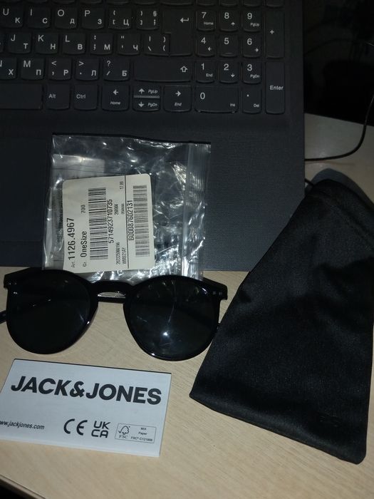 Стилни слънчеви очила JACK & JONES – Чисто нови!
​Продавам чисто нови