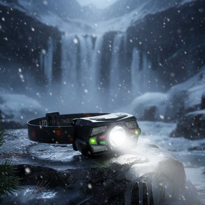 LED челник  сензор за безконтактно включване, водоустойчив и лек