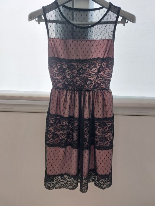 Официална рокля - черна и тъмносиня