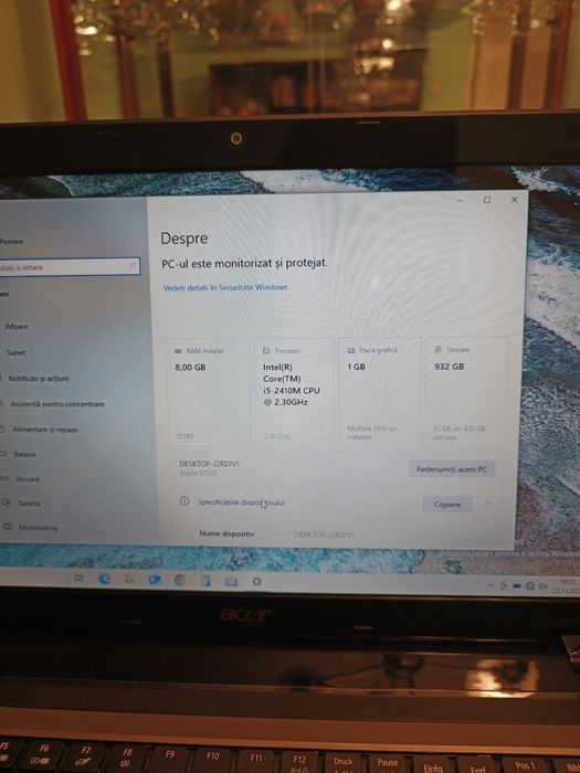 Leptop Acer i5 2,3 Ghz 8 Gb-ram