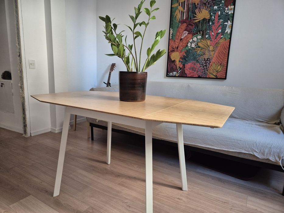 IKEA PS 2012 Masă extensibilă bambus + metal