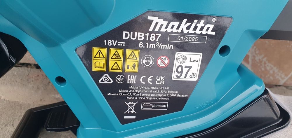 Suflanta makita. Funcție Sufla. Și aspira.