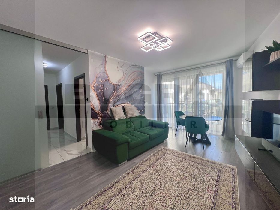 Apartament de 2 camere, 56mp, parcare subterana, zona The Office