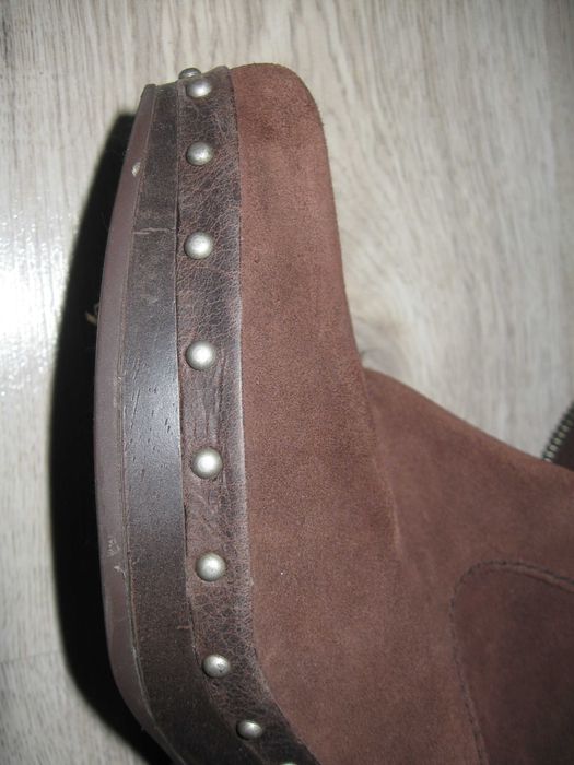 Fossil оригинални велурени дамски ботуши