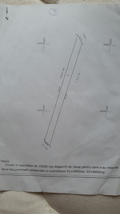 Ideal investitie!Vând 30 000 mp teren la sosea Zorleni