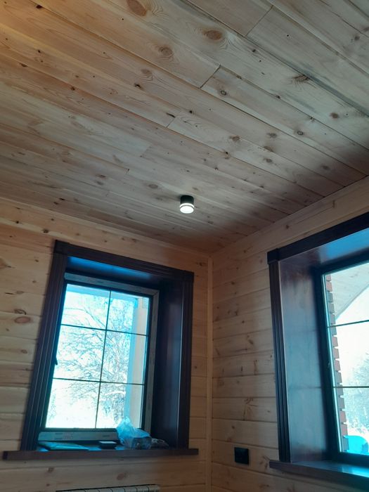 Внутриний ремонт бани.