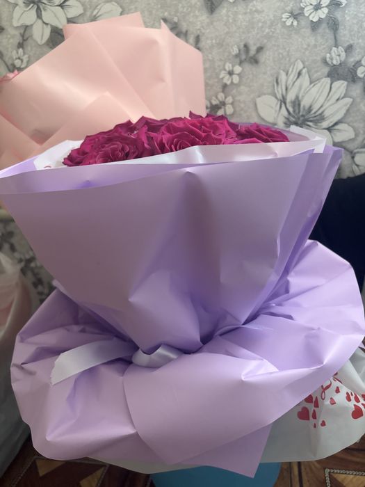 9 шт роза  4000тг