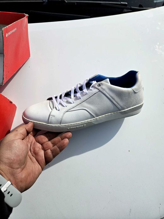 Björn Borg Стилни бели кожени спорти обувки.46номер